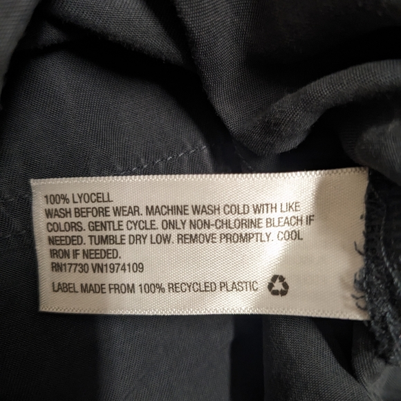 Universal Thread Charcoal Gray Lyocell High Rise Shorts Elastic Stretch Waist - Picture 6 of 7